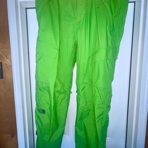 The North Face Men's Vibrant Green Ski Pants